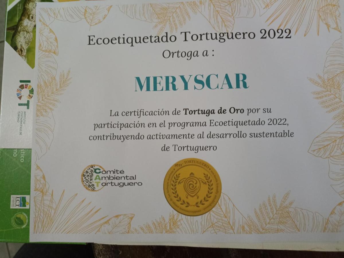 Hospedaje Meryscar Tortuguero Esterno foto
